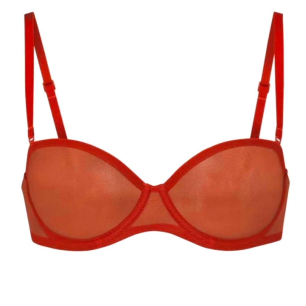 SKIMS Ultra Fine Mesh Strapless Bra